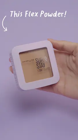 Skin so smooth, it’s unreal ✨#แป้งมูฟหน้าเนียน #SuperStayFlexPowder #MaybellineThailand #Foryou #Makeup      