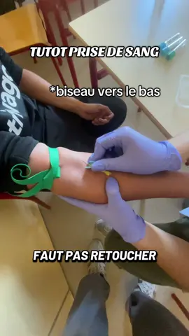 TUTO PRISE DE SANG EN PRATIQUE #etudiantinfirmier #ifsi #infirmier #etudiant #tuto 