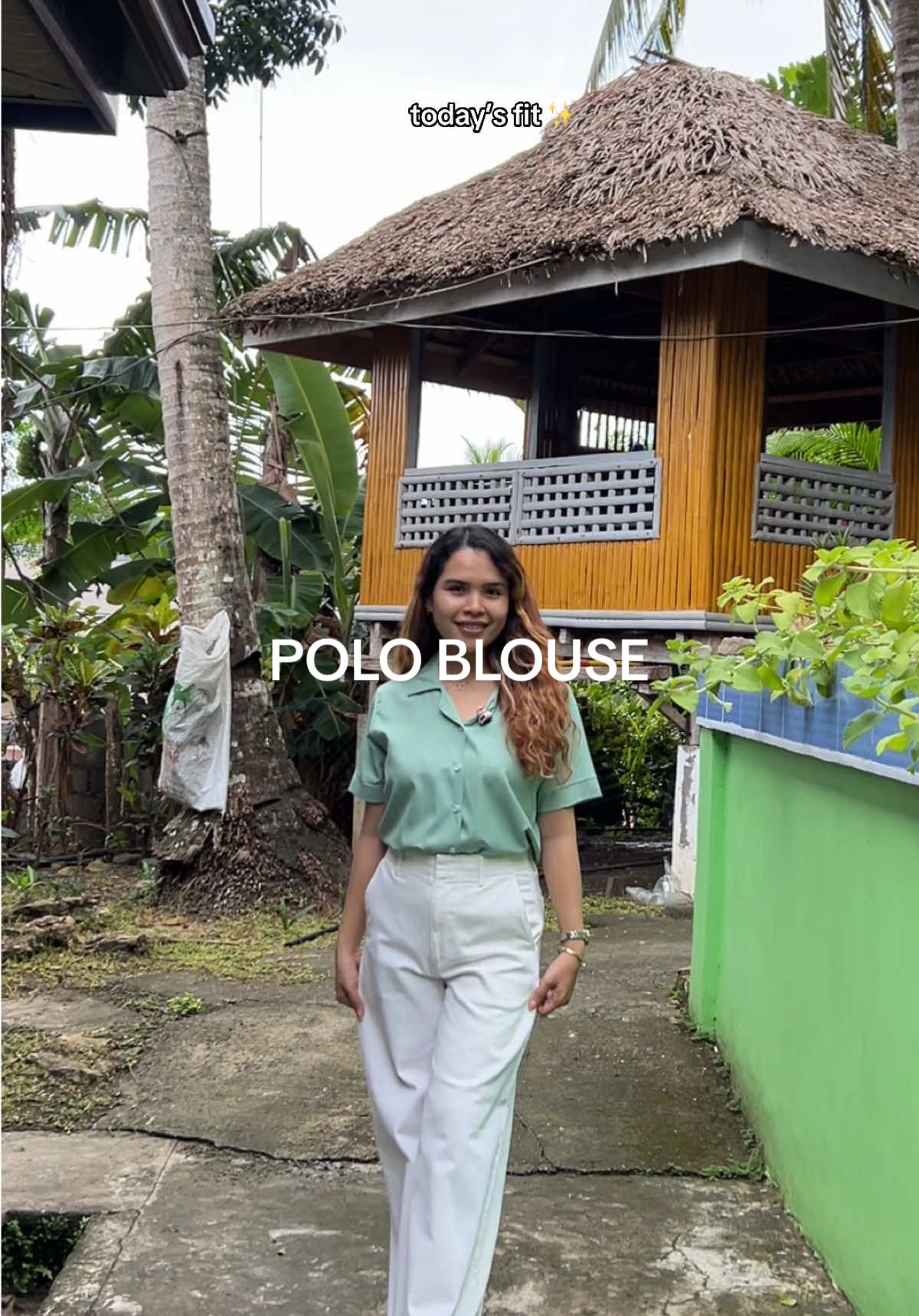 today’s fit ✨ #trend #poloblouse #recommendations #OOTD 