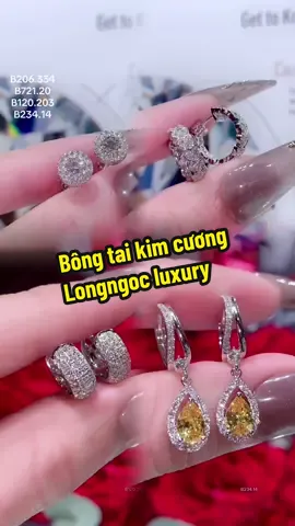 Bông tai kim cương lên tai tươi xinh rạng rỡ #Bôngtaikimcương #Bôngtaixinh #Thanhtrunglongngoc #thanhtrungdiamond #thanhtrungluxury 