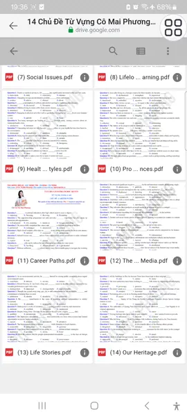 share free 14 chủ đề từ vựng cô Mai Phương#free #viral #tienganh #cunghoctapmoingay #xuhuongtiktok 