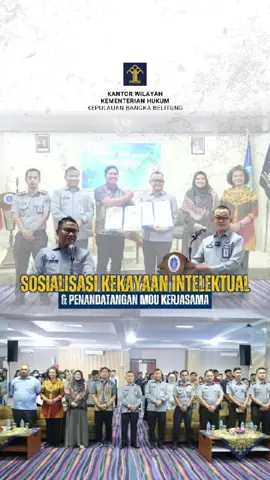 Halo Seperadek  #SahabatPengayoman Kantor Wilayah Kementerian Hukum Kepulauan Bangka Belitung melaksanakan kegiatan Sosialisasi Kekayaan Intelektual dan Penandatanganan MoU bersama Universitas Bangka Belitung pada Selasa, 14 Oktober 2025 di Kampus UBB. ————————————— Kantor Wilayah Kementerian Hukum Kepulauan Bangka Belitung 🌐 babel.kemenkum.go.id 📞 0811-717-469 (WA) Kanwil Kemenkum Babel #KementerianHukum #LayananHukumMakinMudah #KanwilKemenkumBabel #SetahunBerdampak Kanwil Babel Pasti Kredibel