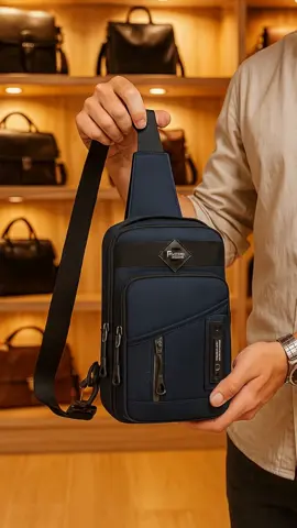 Tas selempang premium dengan desain modern dan detail elegan. Praktis, stylish, dan cocok untuk gaya aktif sehari-hari. #TasSelempangPria #FashionPremium #StylishLook #TasKekinian #MensStyle