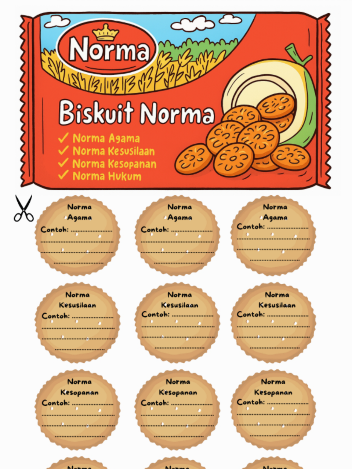 LKPD Norma Pendidikan Pancasila Kelas 6  #lkpd #pendidikanpancasila #kelas6 #gurukreatif 