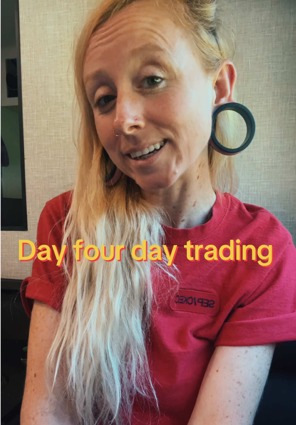 Day 4- Not eventful but still stoked.Ended the day positive with + $59.78  ☀️ #trades #daytrading #extraincome 