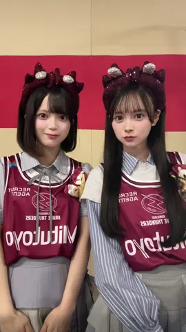 川崎ブレイブサンダースさんイベントありがとうございました🏀❤️#AKB48 @いとう ももか #川村結衣 #アイドル 