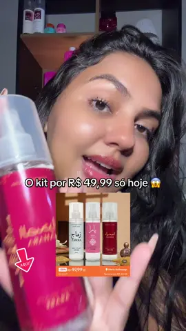 Kit com 3 body splash por R$ 49,99 😱 #perfumearabe #promocaotiktok 