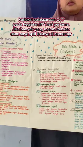 Contoh refleksi OJT pada IN2 #in2 #ojt #pm #pelatihanpembelajaranmendalam #pembelajaranmendalam 