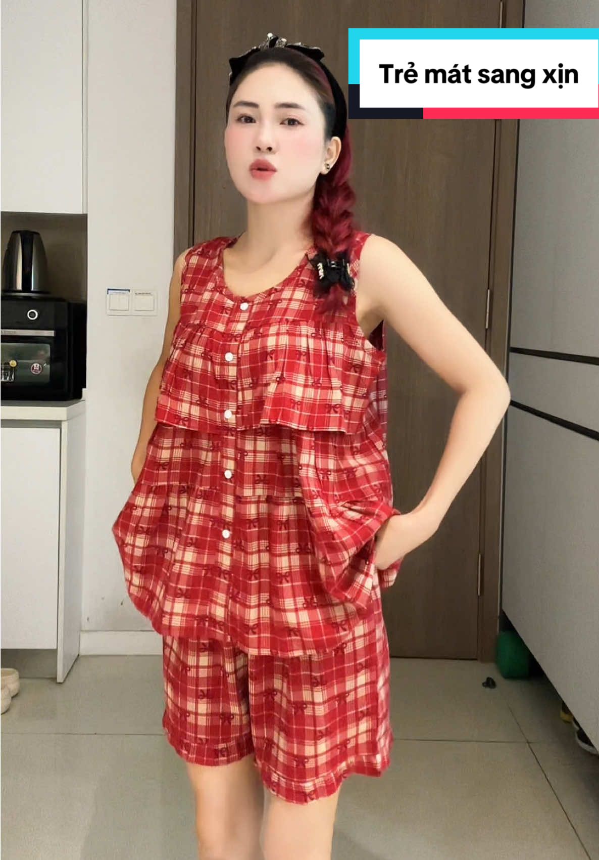 Xứng đáng lắm nha😍😊#thoitrangnu #bộmặcnhà 