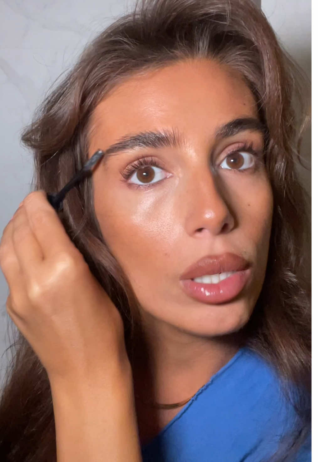 Back when I was tanned and living in Italy #makeup #grwm #talkthattalk 