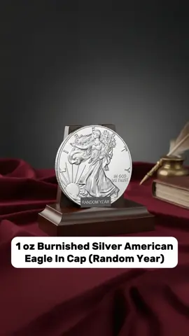 The Burnished Silver American Eagle combines classic design with a satin-like finish that radiates refinement. Struck from .999 fine silver and finished on specially prepared blanks, this coin bridges the gap between bullion and proof. 💎 Find the best deal and add one to your stack today with Bullion Hunters — where every ounce counts. #BurnishedEagle #SilverEagle #BullionHunters #SilverStacking #USMint  