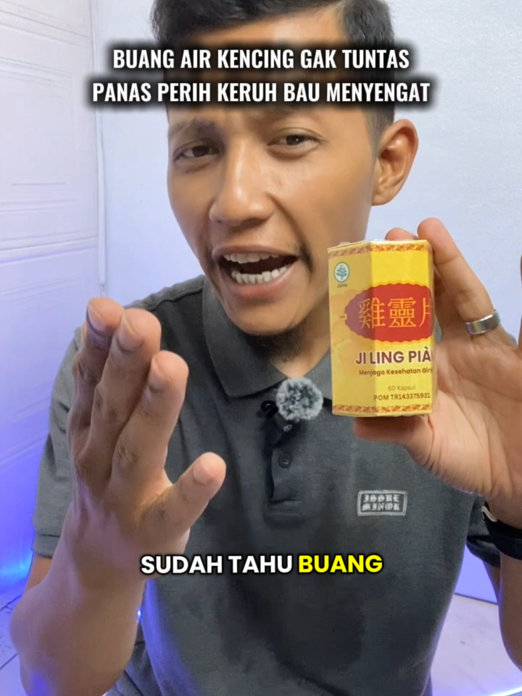 Kapsul kusus kesehatan ginjal ji ling pian BPOM Halal #kapsulinfeksisalurankemih #jilingpian #isk #herbalalami #promoguncang1010 
