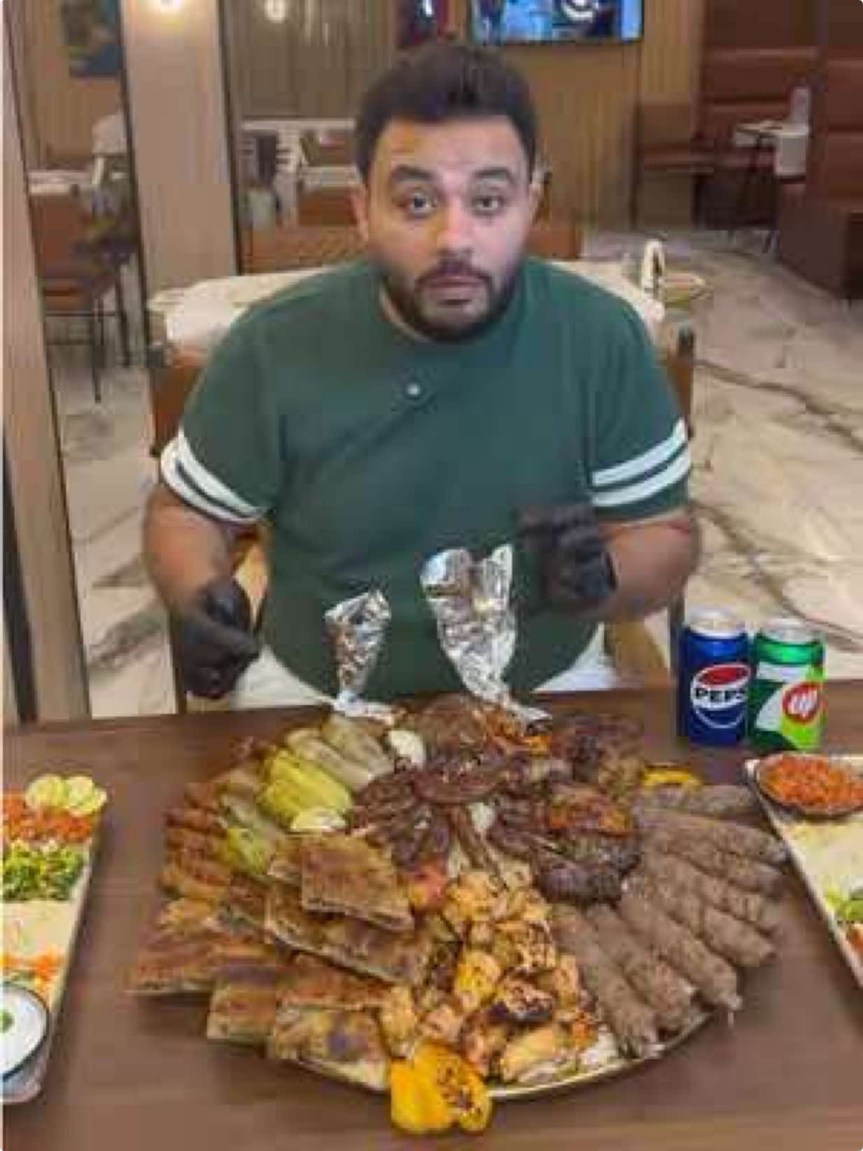 الصينيه دي كلها ب 150 ريال بس 😳@مشويات ريف القاهرة 