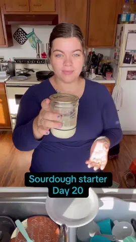 Sourdough starter day 20! #sourdoughstarter #sourdough #starter #sahm 