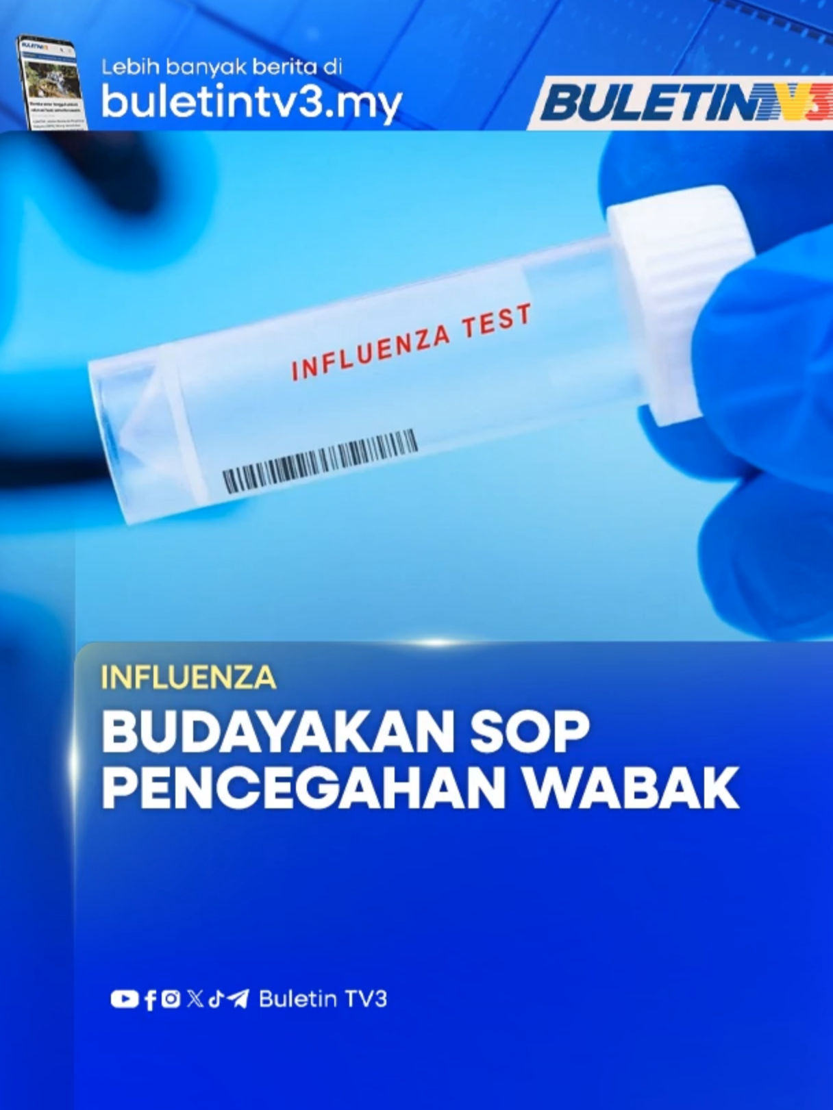 Penularan wabak influenza di beberapa kawasan kini membimbangkan dan menuntut orang ramai untuk lebih peka serta berwaspada daripada dijangkiti. #BuletinTV3 #Influenza #Wabak