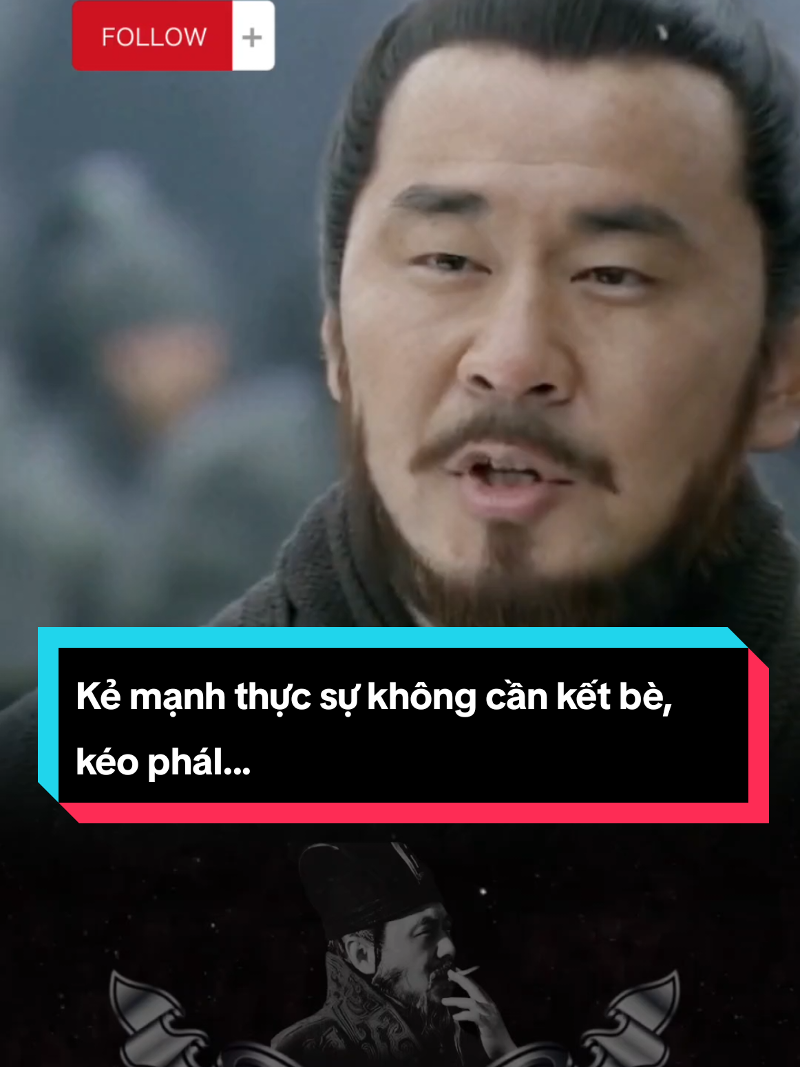 Kẻ mạnh thực sự không cần kết bè, kéo pháI... #taothao #tamquocdiennghia 