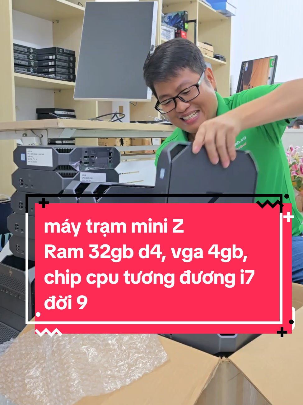 Ram 32gb d4, vga 4gb, chip cpu tương đương i7 đời 9 #pcmini #maytinhgiakho #maytinhxanh #z4g4 