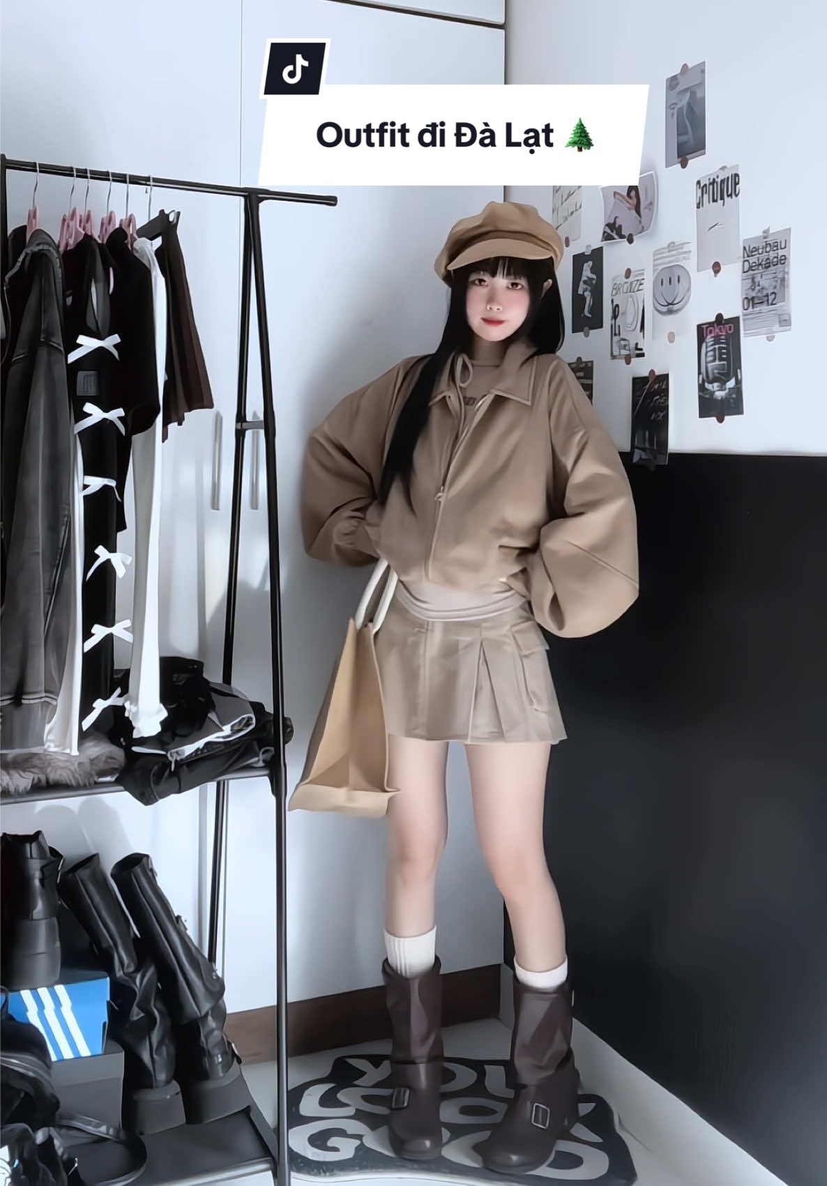 Đến mùa đi Đà Lạt rùiii 🌲🌲 @Miho #OOTD #outfitideas #outfitinspo #outfitinspiration #StreetStyle 