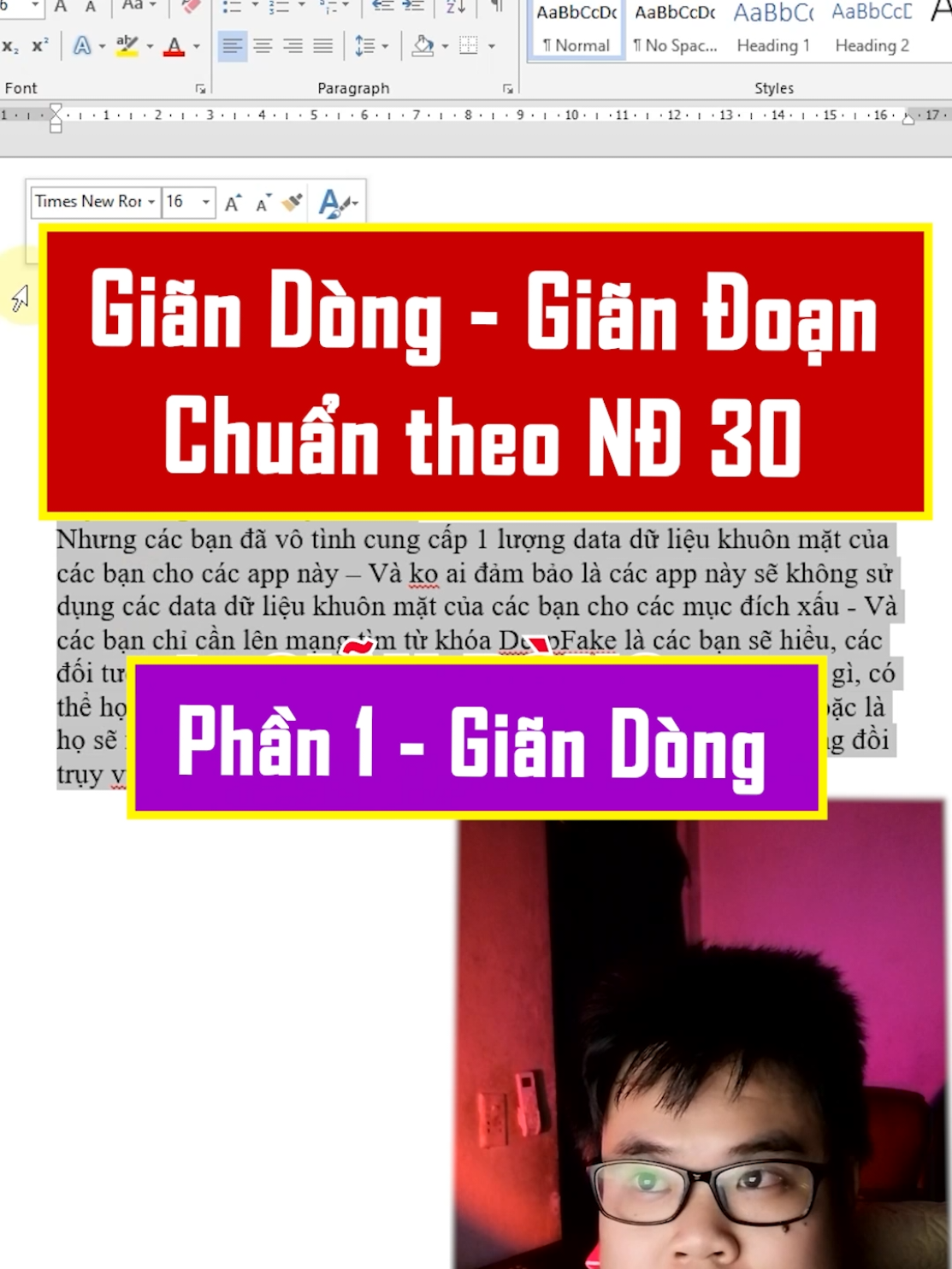 hướng dẫn giãn dòng giãn đoạn chuẩn theo nghị định 30 của chính phủ #minhlakhoa #khoatinhoc #tinhocvanphong #wordtips #LearnOnTikTok 