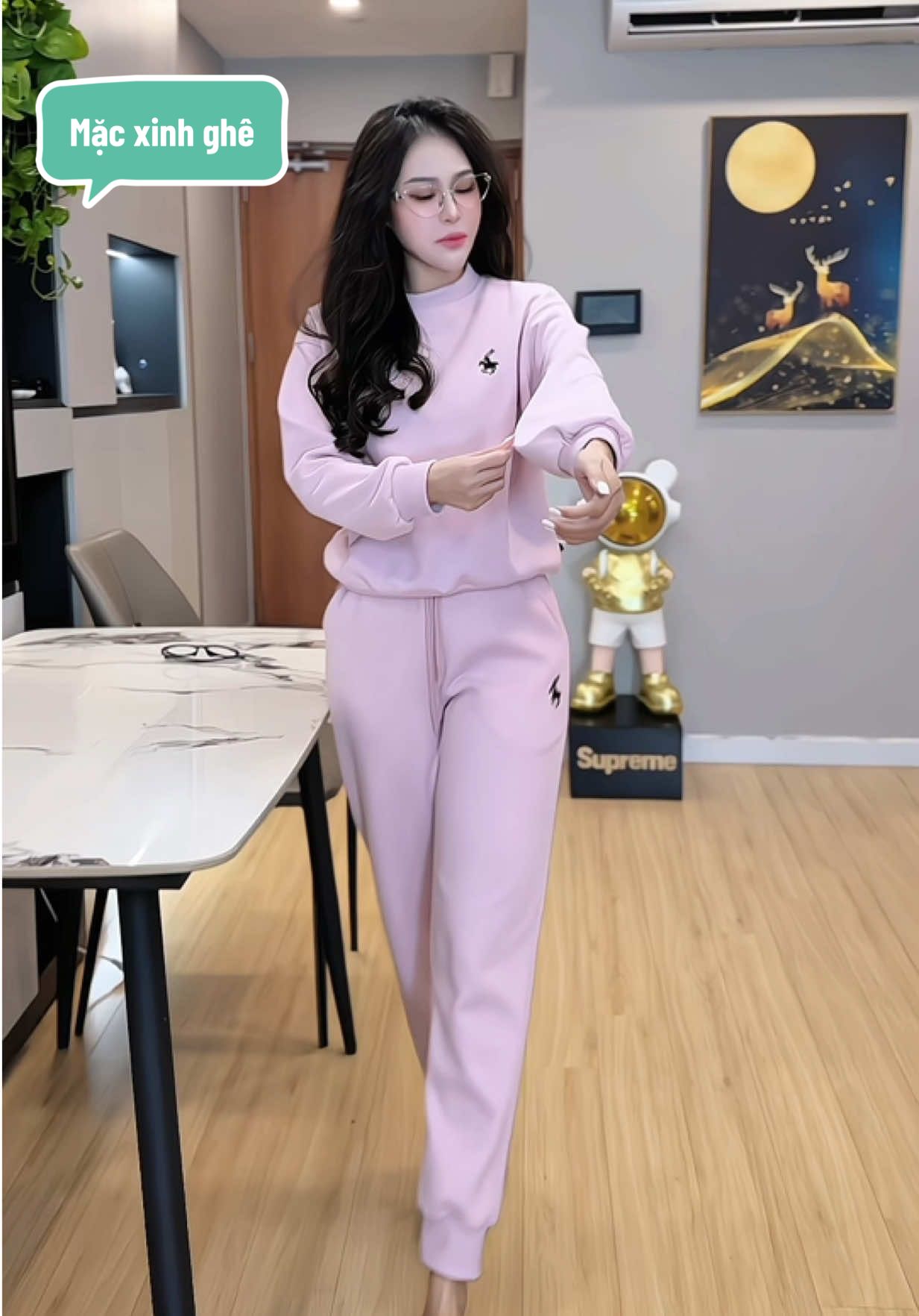Bộ nỉ thêu nhà Guno #thoitrangnu #thinhhanh #xuhuong #boni #GUNO 