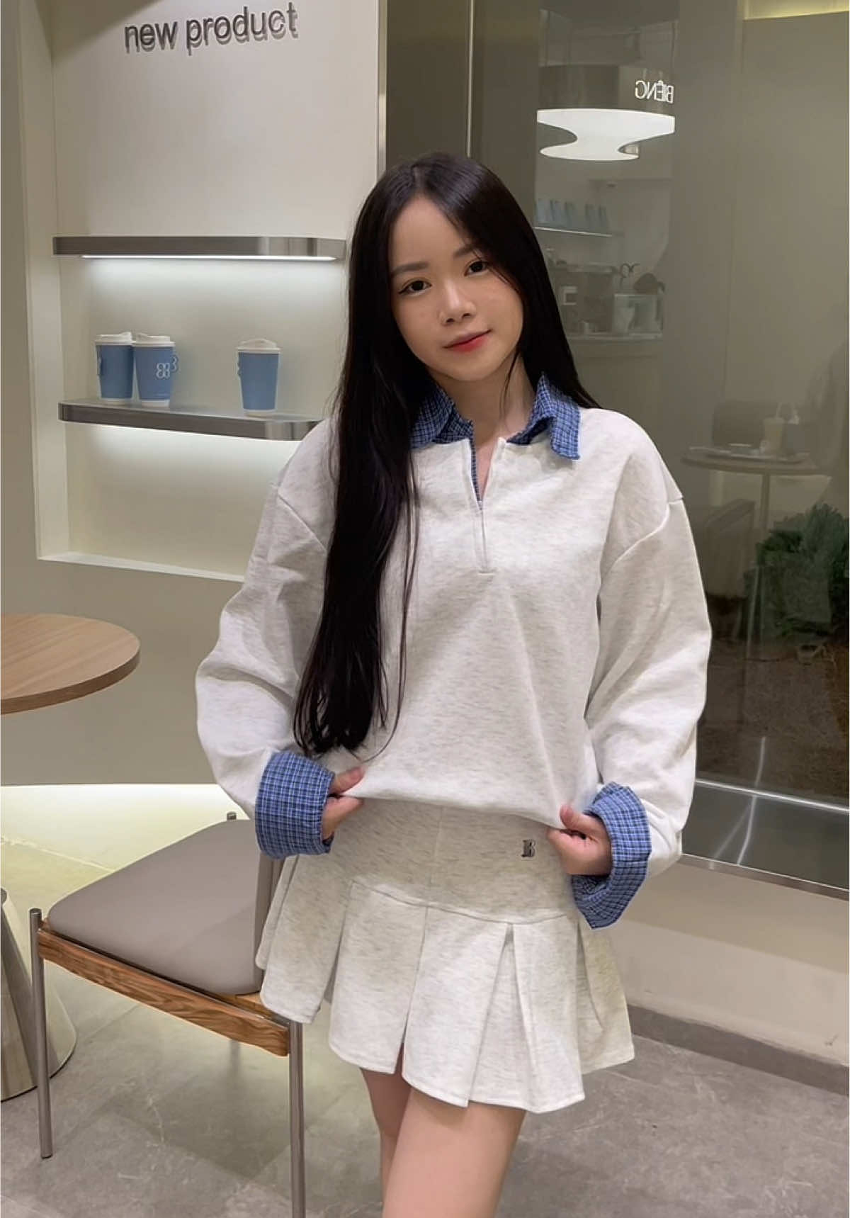 Set áo nỉ kèm chân váy  #setni #setdonu #outfit #bapstudio86#baps  