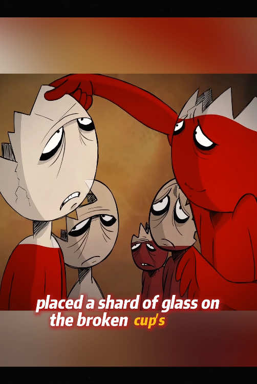 The broken cup abandoned his companions #cartoon #fyp #usa #funnyvideos #motivation 