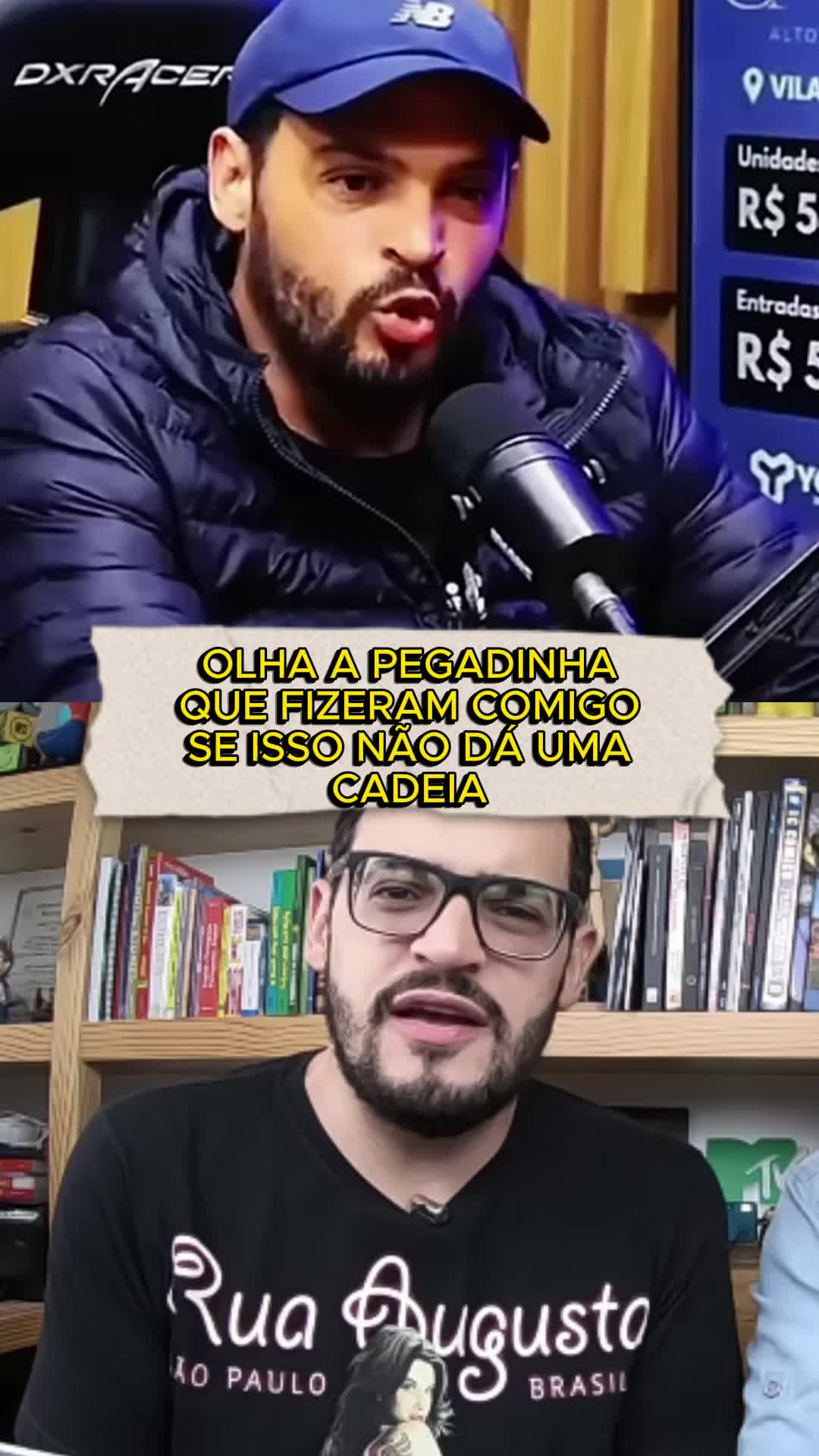 Olha a pegadinha que fizeram comigo #podcast