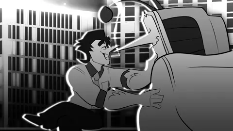 Spamtenna but they’re in an old Hollywood movie ~~ #Spamtenna #Spamton #Tenna #Deltarune #Animatic