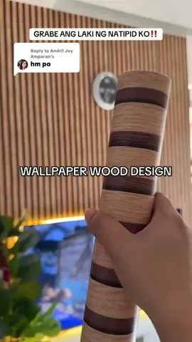 Replying to @Andril Joy Amparan GRABE ANG LAKI NG DISCOUNT TODAY NG WALLPAPER WOOD DESIGN.. KAYA HABOL CHECK OUT NA BAGO BUMALIK SA DATING PRESYO. TODAY LANG ITO. #wallpaper  #adhesivewallpaper #aestheticwallpapers #homedecor #wallpaperwooddesign 