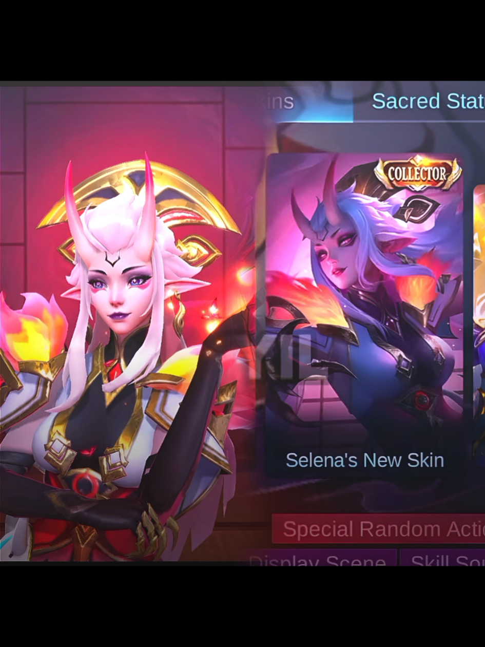 selena collector skin hasil ubah tag dari epic 👀#MLBB9TH #MLBB #9embiraMabar #TiupLilinBarengFanny #MLBBIDCreator 