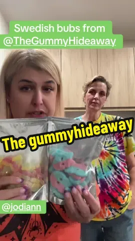 Swedish bubs from @The Gummy Hideaway YUM! Thank you JodiAnn #candy #fyp #sweets #tastetests #thegummyhideaway 