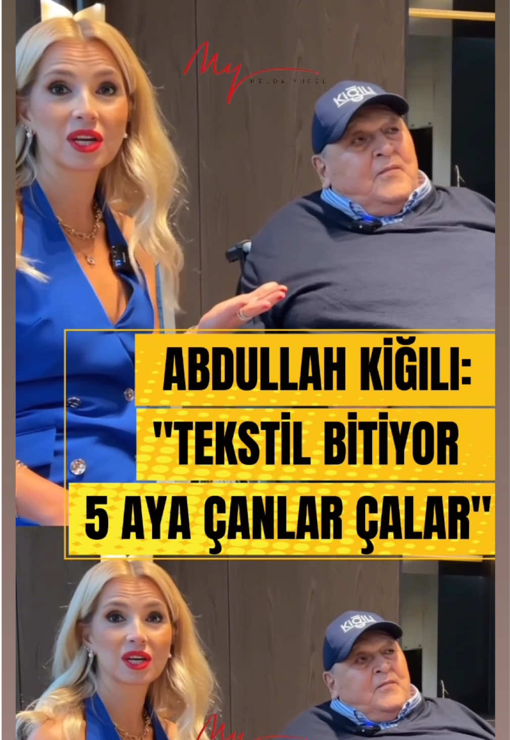 #AbdullahKiğılı uyardı: #tekstil #üretim bitiyor 5 ay sonra çanlar çalar!  #işsizlik 🚨 #faiz inerse işler düzelir mi? Kiğılı YKB Abdullah Kiğılı’nın YouTube’ta Melda Yücel TV’ye özel açıklamaları için abone olun lütfen 🍀