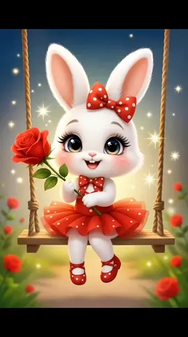 Red rose for u because you're important 🌹 | ai treanding video fyp | #Love #cute #fy #viral #sweet 