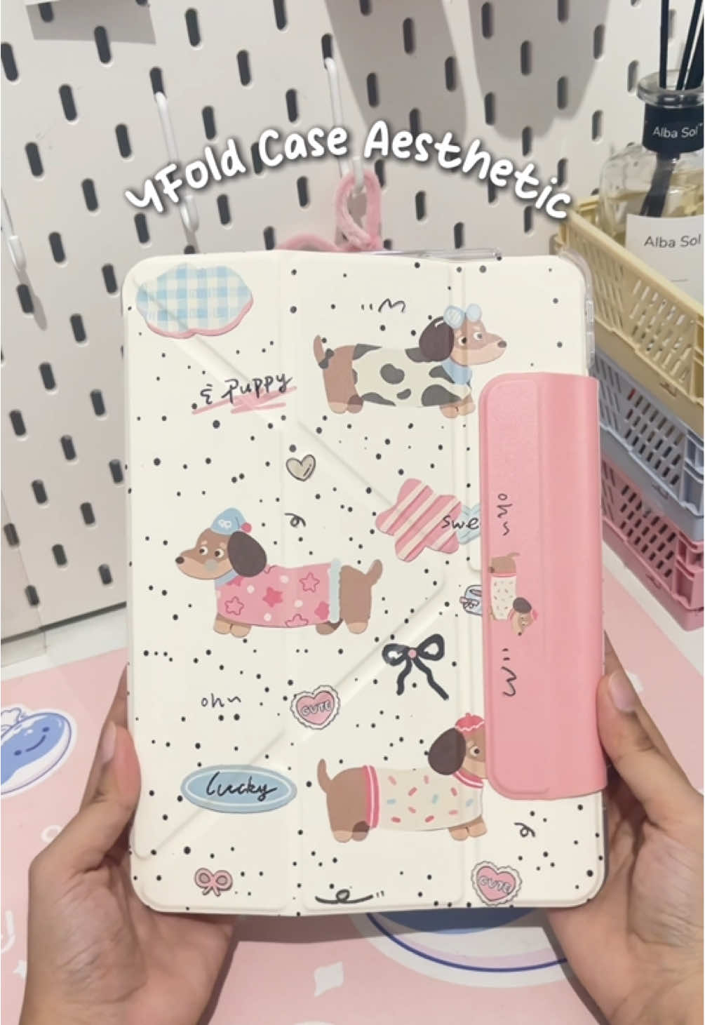 cute case yfold buat ipad 