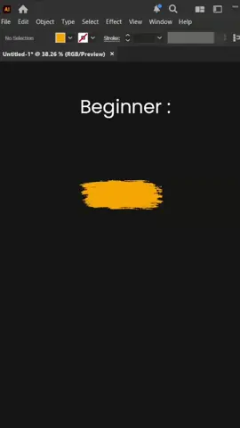pattern brush and Difference between beginner and professional graphics designer  #fyp #foryoupage #grow #account #illustratortips 