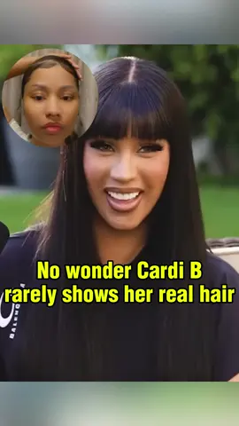 No wonder Cardi B rarely shows her real hair — she’s saving it for that one killer move against Nicki Minaj#cardib #celebrity #nickiminaj 