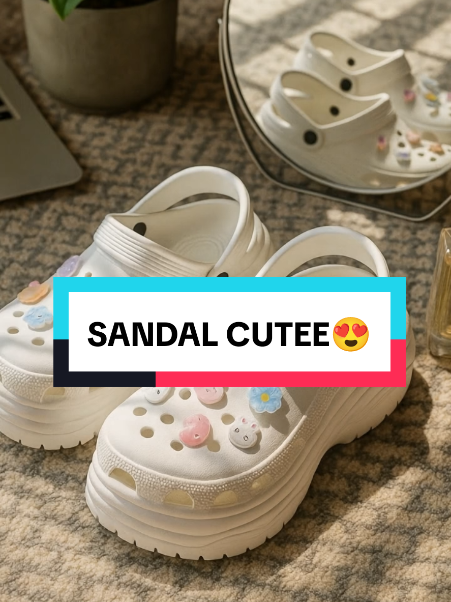 Bukan sandal biasa—ini gaya + nyaman satu paket! Sandal Wanita Cross Mega Crush Stylish hadir dengan desain tinggi tapi tetap ringan dipakai 🧸✨ Cocok buat hangout, jalan santai, atau daily outfit biar tetap aesthetic! ✅ Ringan dipakai ✅ Empuk & anti pegal ✅ Tebal tapi nyaman ✅ Bisa dikasih charm lucu 💕 Bikin gaya makin cute + stylish! 📩 Order sekarang sebelum sold out! 🛒 Klik beli di bawah ya~ #sandalwanita #tiktokshop  #fyp #sandalviral #fypシ゚ 