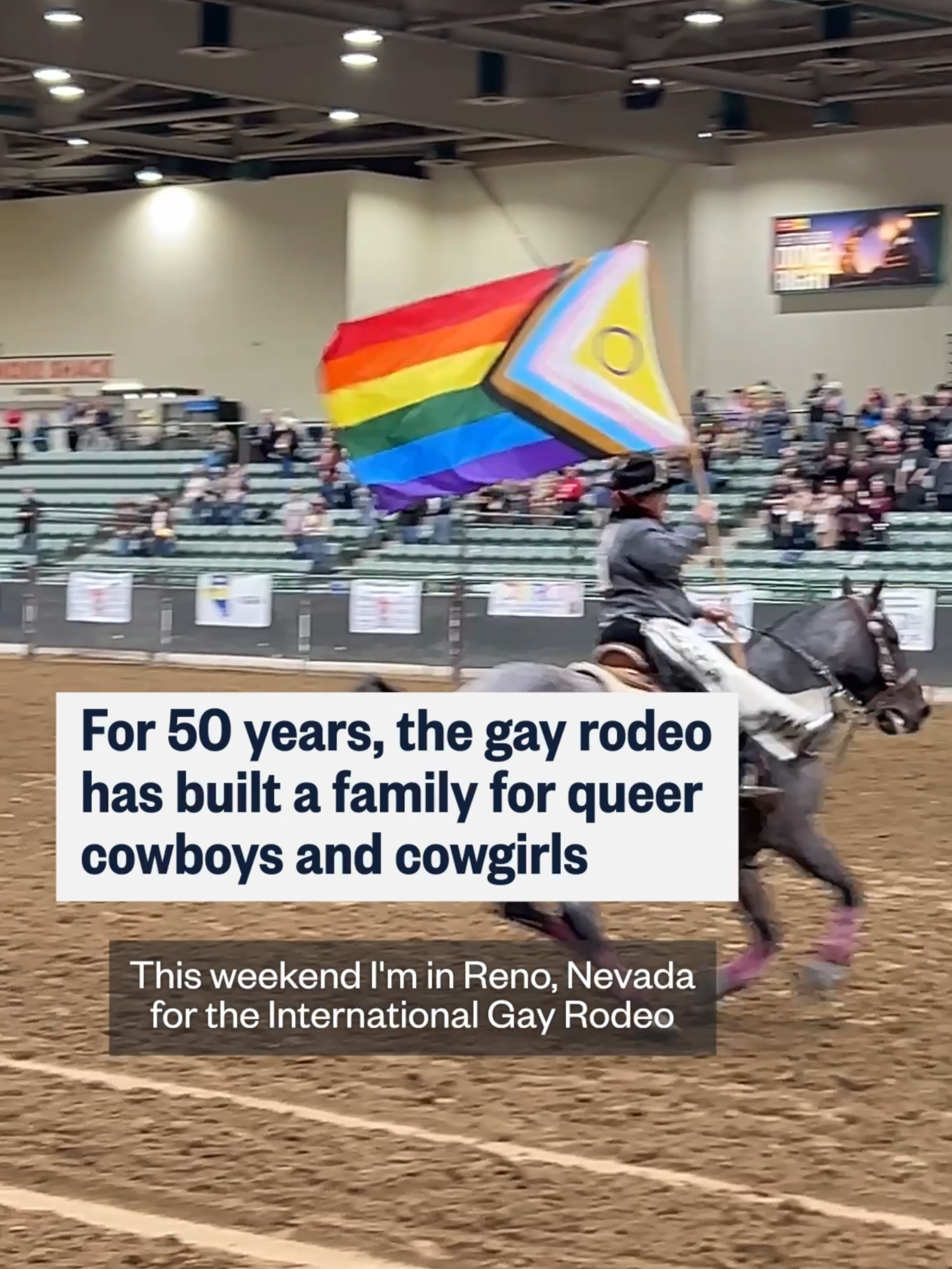 Contestants and line dancers traveled from across the country to the World Gay #Rodeo Finals in #Reno, Nevada, to celebrate a half-century of gay rodeo. NBC News' Jo Yurcaba got an inside look of the 50th anniversary rodeo.