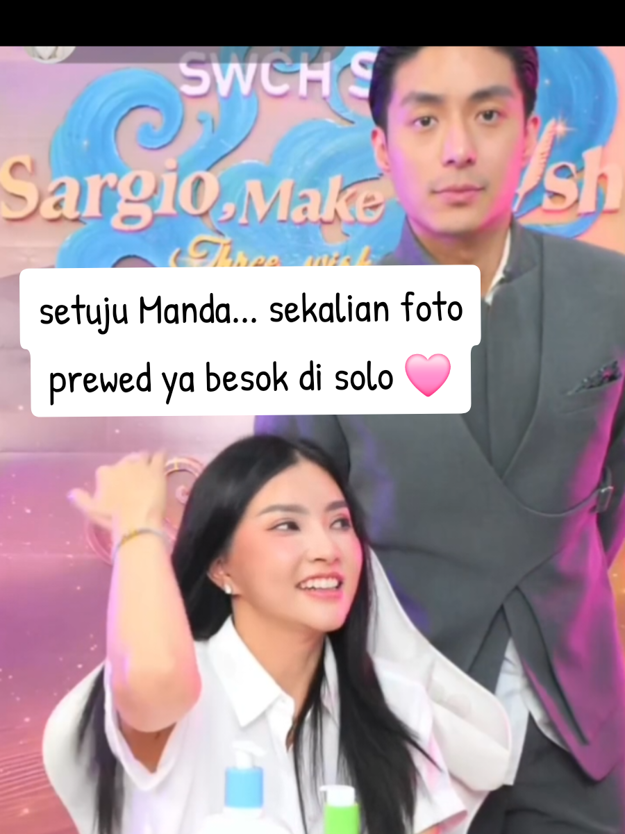 Setuju Kapten... sekalian foto prewed mamio papio 🩷🩷 #sargio #fyp #giorgioantonioc #sarwendah 