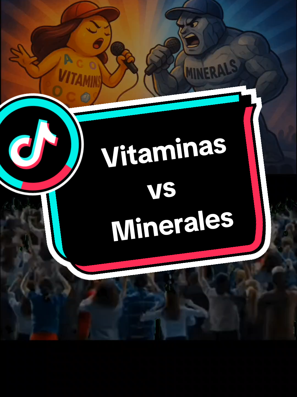 🎤Vitaminas vs Minerales  🎵Batallas de rap con CIENCIA  Batalla número #38 Todas las batallas ya se encuentran en Spotify, YouTube music y otras plataformas musicales. Esta estará disponible en unos días.  Letra hecha por Jesús Geraldo (mundonaat)  y todo lo musical por SUNO IA. Imagen hecha por chatgpt y editado con capcut.  #mundonaat #nutricion #batallasrapconciencia #ciencia 