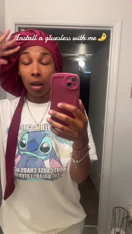 My first glueless 🥰 #fy #wiginstall #gluelesswig 