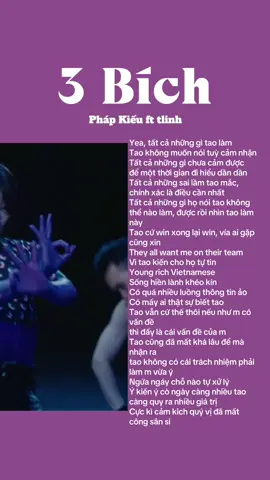 ơ mây zinhh gút chóp @tlinh #3bich #tlinh #lyrics 