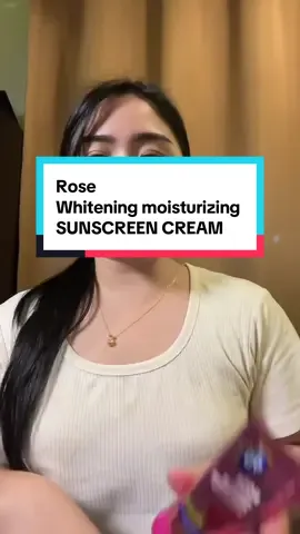 Rajin rajin pakai sunscreen untuk protect skin ar gais #sunscreen #sunscreenspf90 #rosewhiteningmoisturizingsunscreencream 