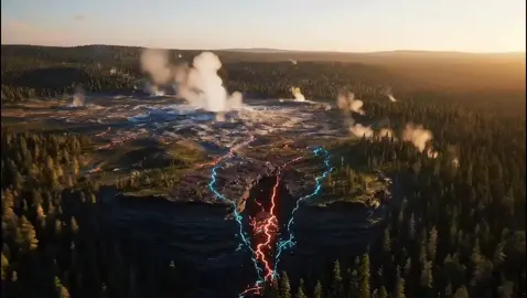 Part 19 | Yellowstone 🌋 #education #volcano #usa  #Science #LearnOnTikTok 