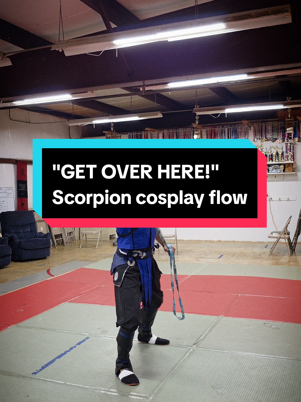 @Kenny Phish helped me complete my Scorpion cosplay! #benseiarmy #mortalkombat #cosplay 