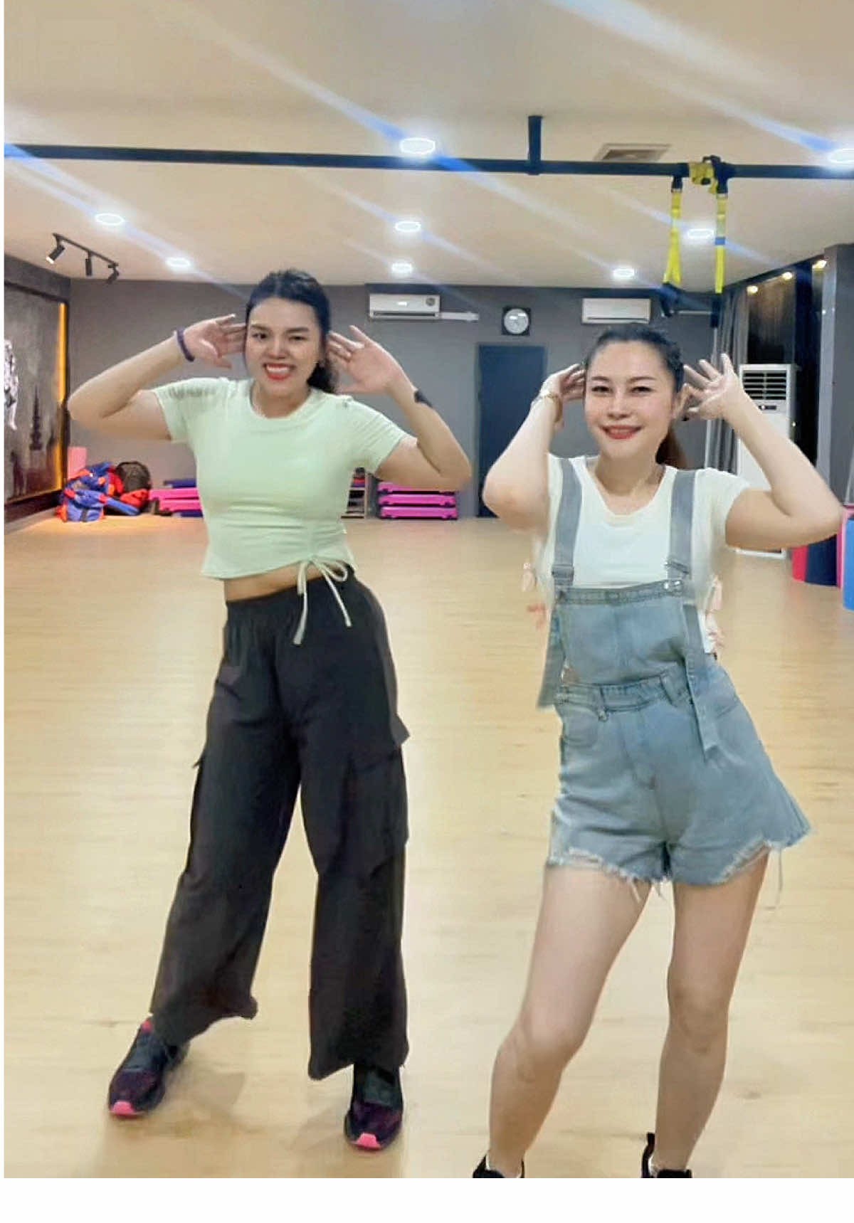 မောတော့မောတာပေါ့ ဒါပေမယ့် မမောဘူး👯‍♀️ @Red orchid  #bff #gym #zumba #dance #fyp 