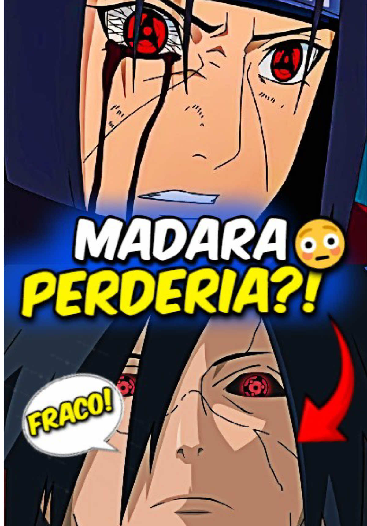🚨MADARA PERDERIA PARA SHISUI E ITACHI UCHIHA?! #fyp #madara #itachi #shisui #anime 