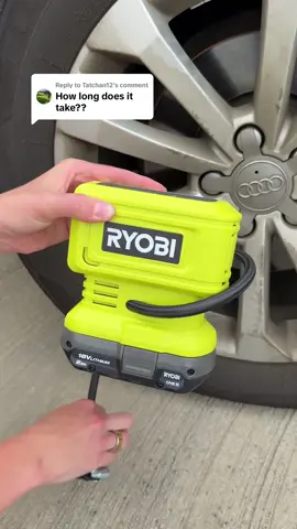 Replying to @Tatchan12 The RYOBI 18V ONE+ High Pressure Inflator #ryobi #ryobitools #homedepot 
