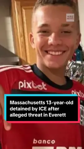 The Everett, Massachusetts mayor said a 13-year-old who was taken into police custody and later detained by U.S. Immigration and Customs Enforcement agents was a threat, but did not have a gun as has been alleged by Homeland Security. In an online fundraising page, the boy's family says ICE agents took the boy into custody and transferred him to Virginia. The family is asking for the boy to be brought back to Massachusetts, saying their attorney immediately filed a federal habeas corpus petition. According to the emergency petition, the boy is a citizen of Brazil who entered the United States 