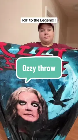 Forever missed!! #ozzy #ozzyosbourne #ozzyosboureblanket #ripozzy  #fleeceblanket 